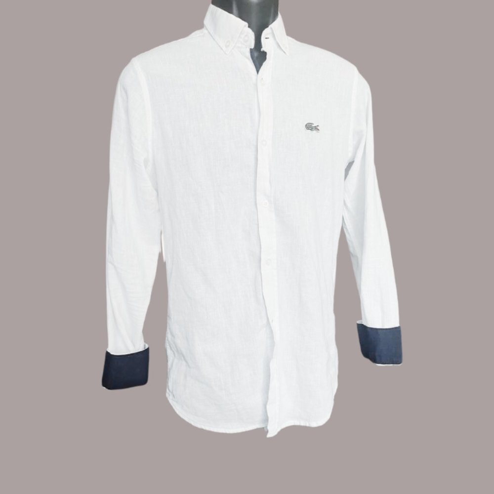 Lacoste Casual Mens Slim Fit  Longsleeve (Small)